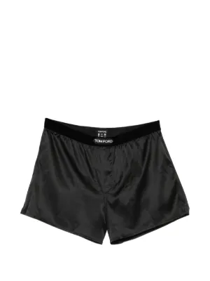 TOM FORD ブラックレオパード ボクサーパンツ　2つ TOM FORD レオパード ボクサーパンツ | ブラック | FARFETCH JP