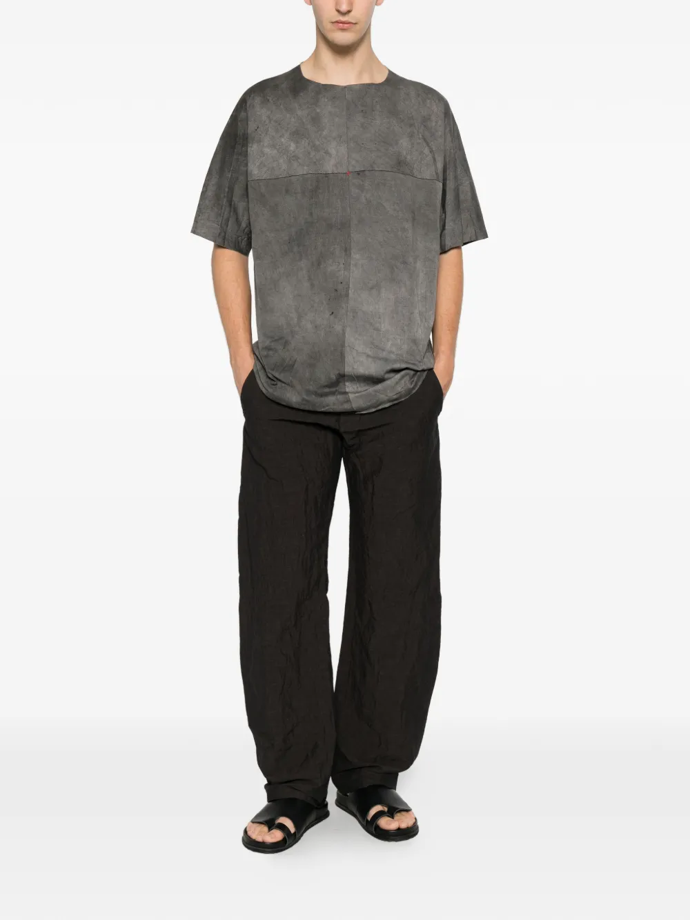 Ma+ Cropped broek Grijs