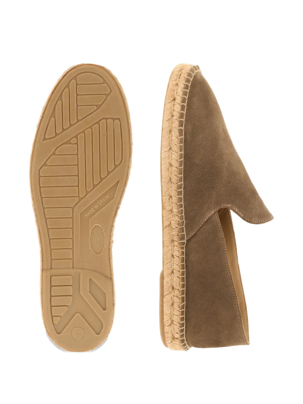 Boggi Milano Tellin suède espadrilles Bruin