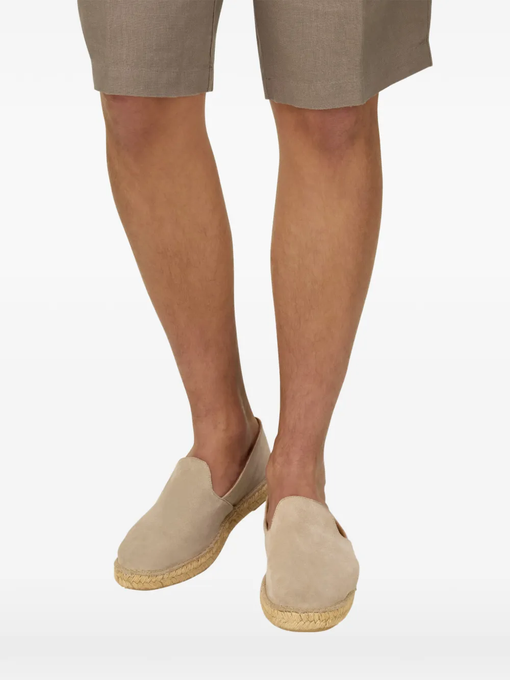 Boggi Milano Tellin suède espadrilles Beige