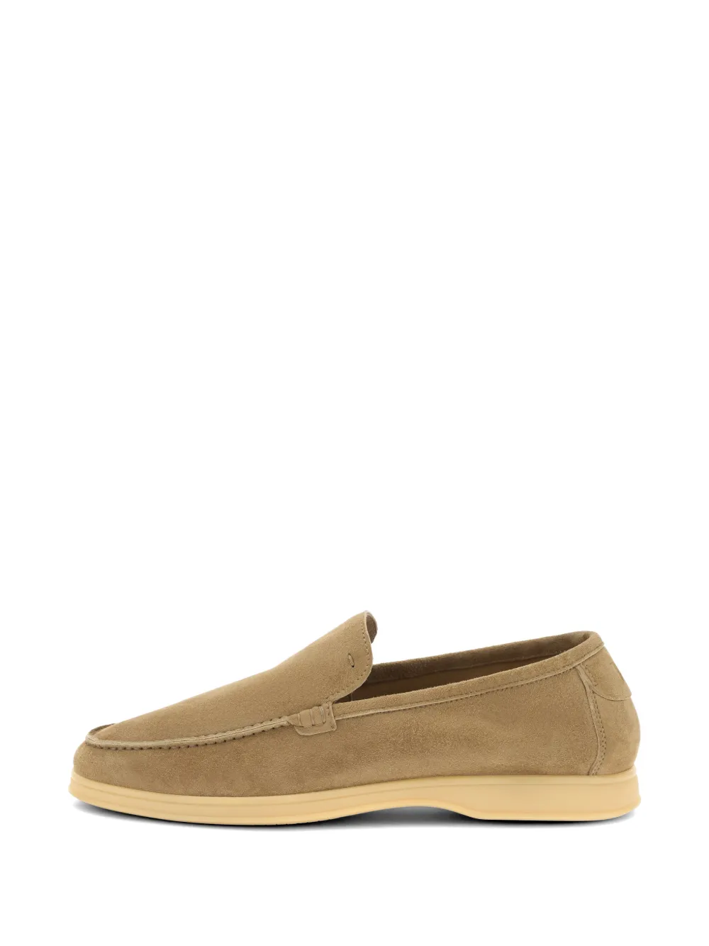 Boggi Milano Aria suede loafers Beige