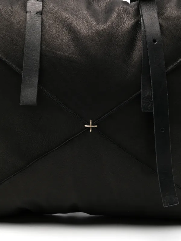 Ma+ クロスディテール レザーハンドバッグ | ブラック | FARFETCH JP