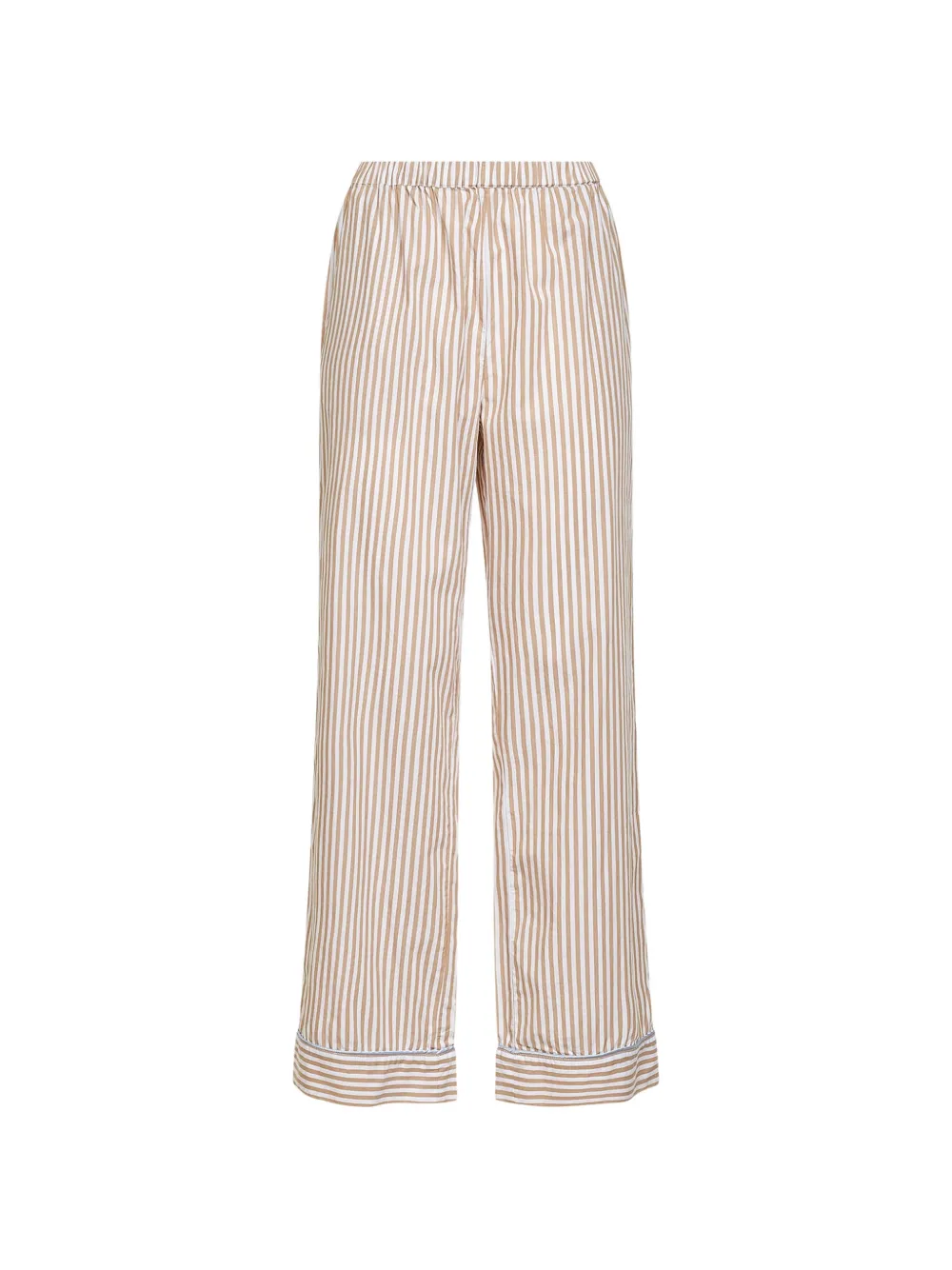 MC2 Saint Barth striped cotton straight trousers