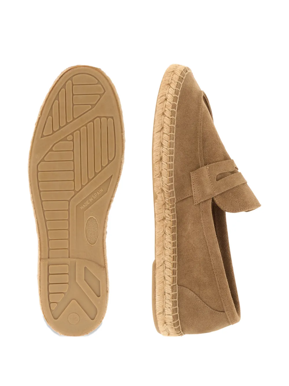 Boggi Milano Tellin suède leren espadrilles Beige