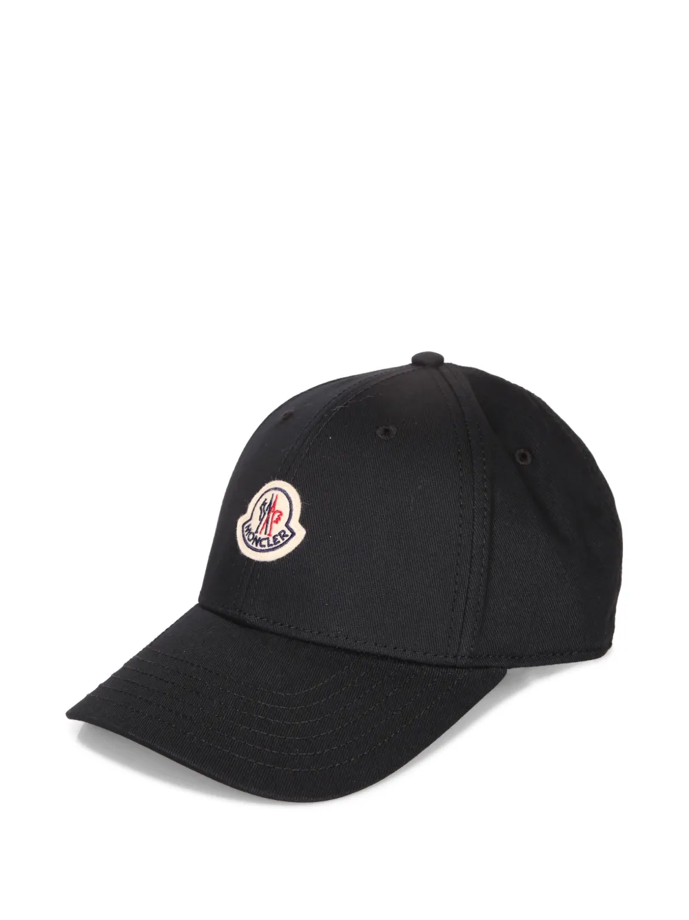 MONCLER Moncler logo-patch cap - Schwarz