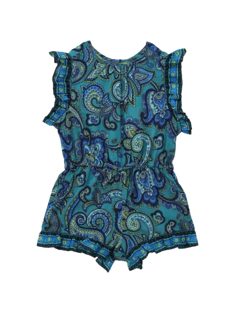 ZIMMERMANN Kids Patience paisley-print ruffled playsuit