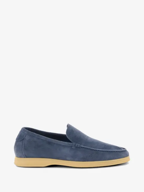Boggi Milano Aria suede leather loafers