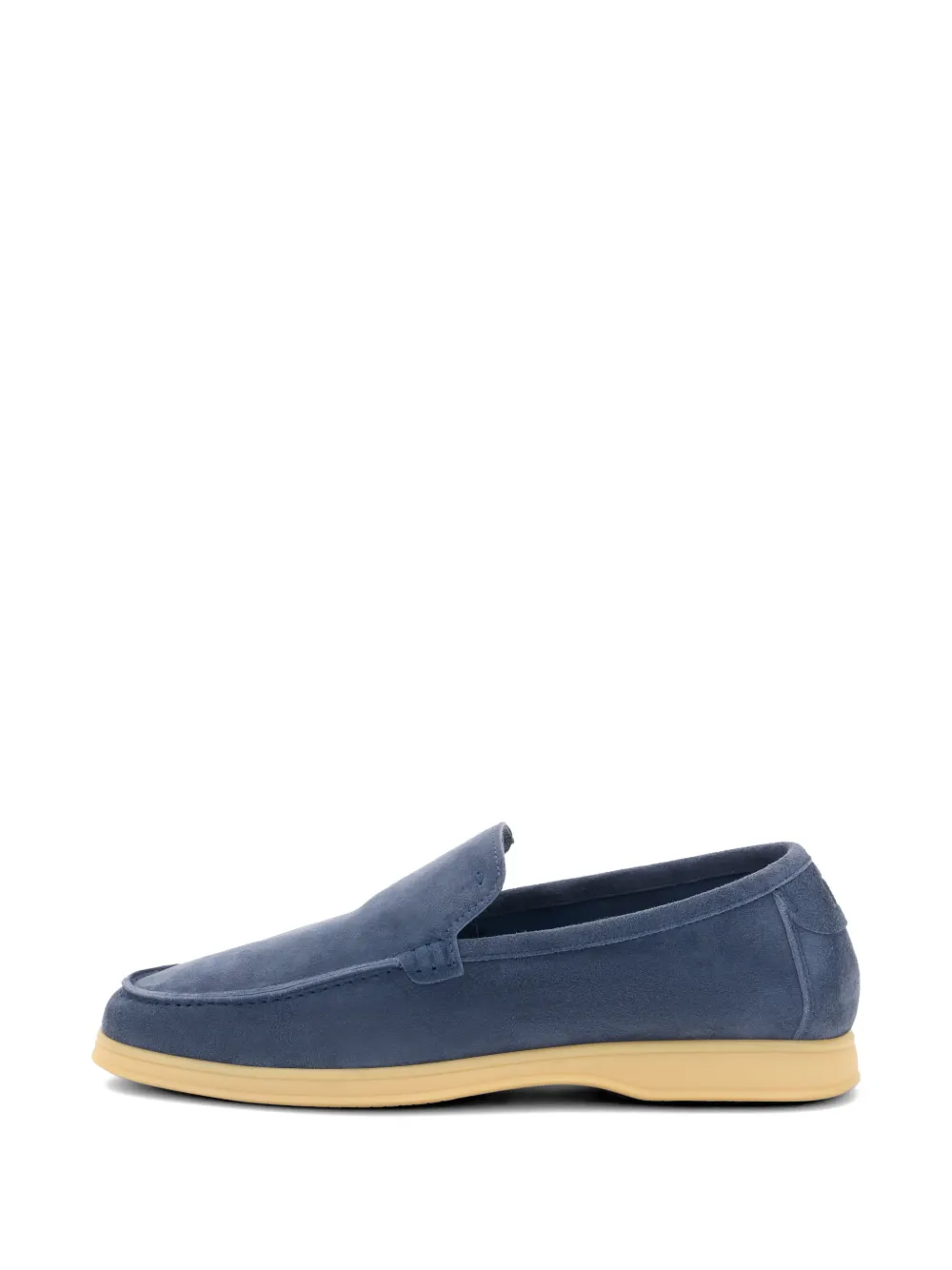 Boggi Milano Aria suede loafers Blauw