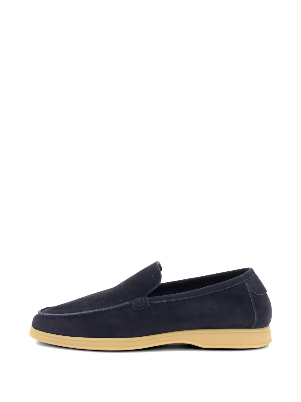 Boggi Milano Aria suede loafers Blauw