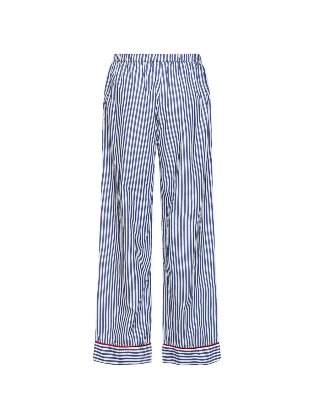 MC2 Saint Barth striped cotton straight trousers · M