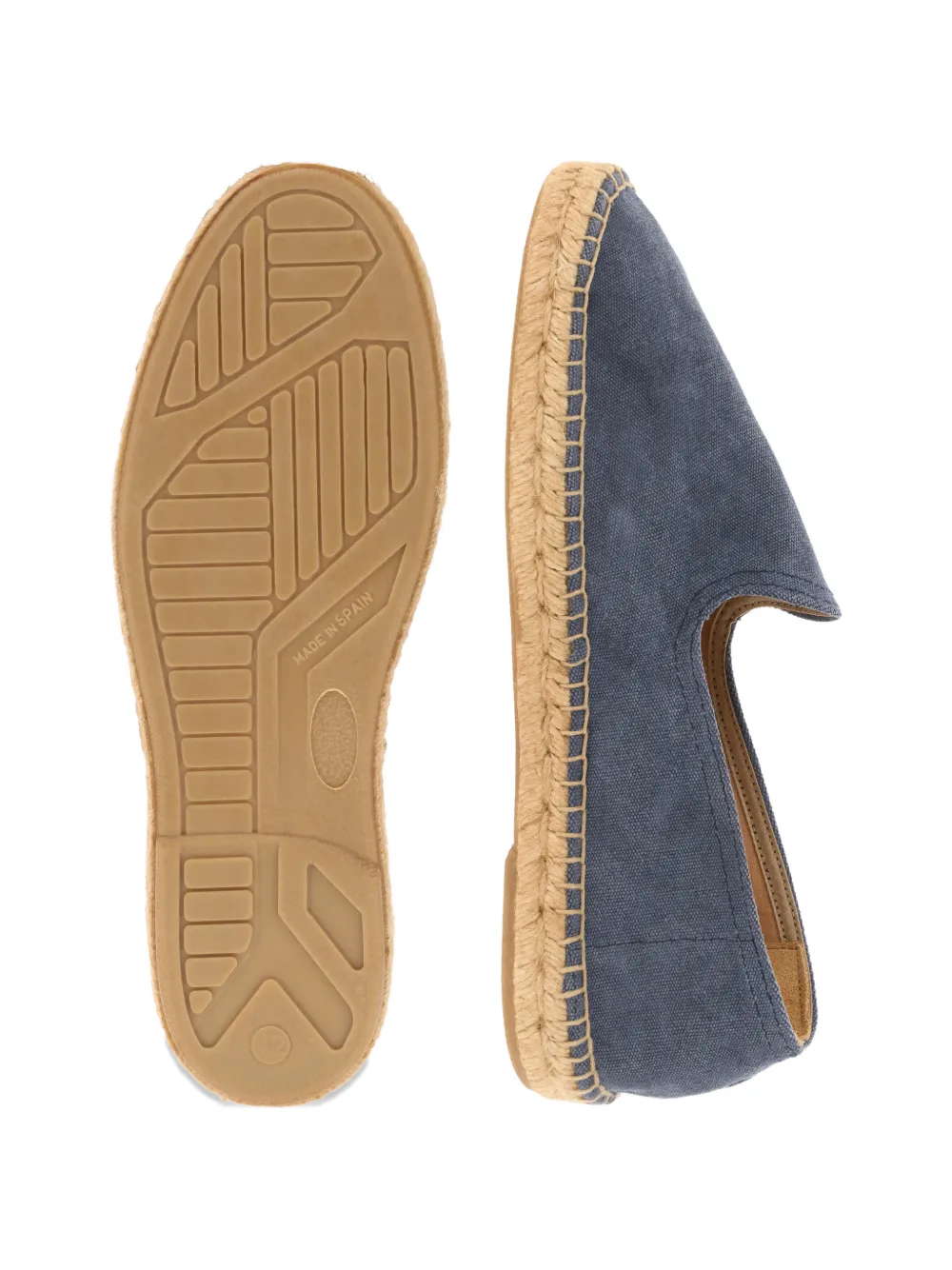 Boggi Milano Canvas espadrilles met gewassen effect Blauw