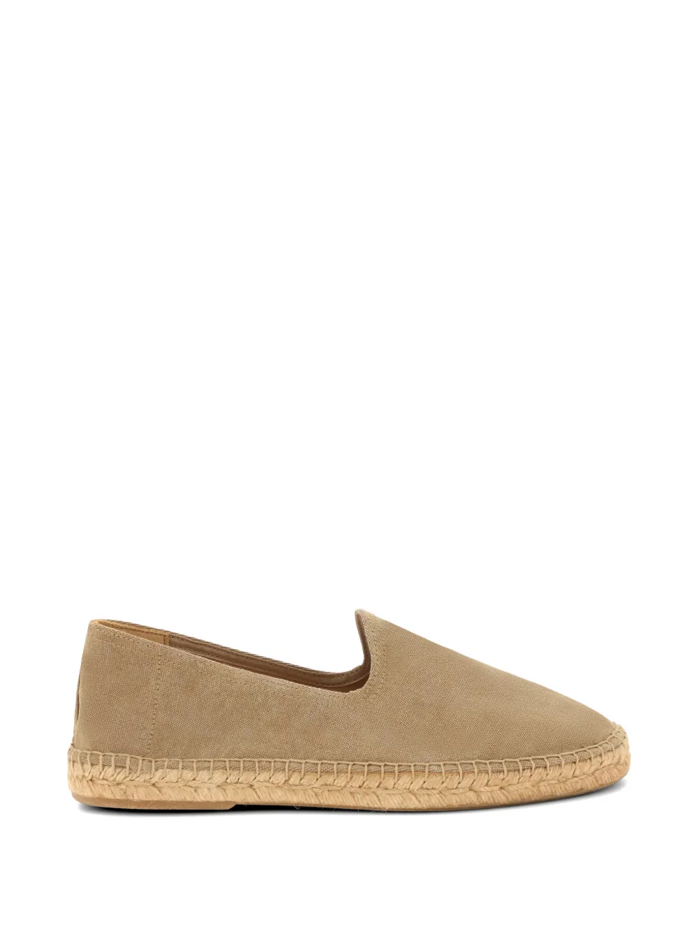 Boggi Milano Tellin canvas espadrilles met gewassen effect Beige
