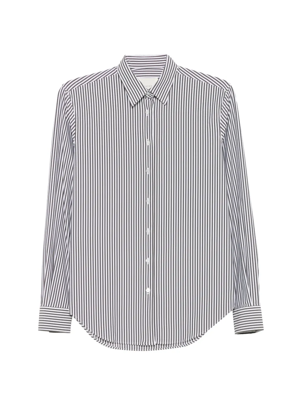 Xacus Marta striped long-sleeve shirt - Bianco