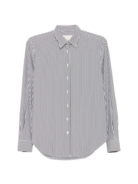 Xacus Marta striped long-sleeve shirt