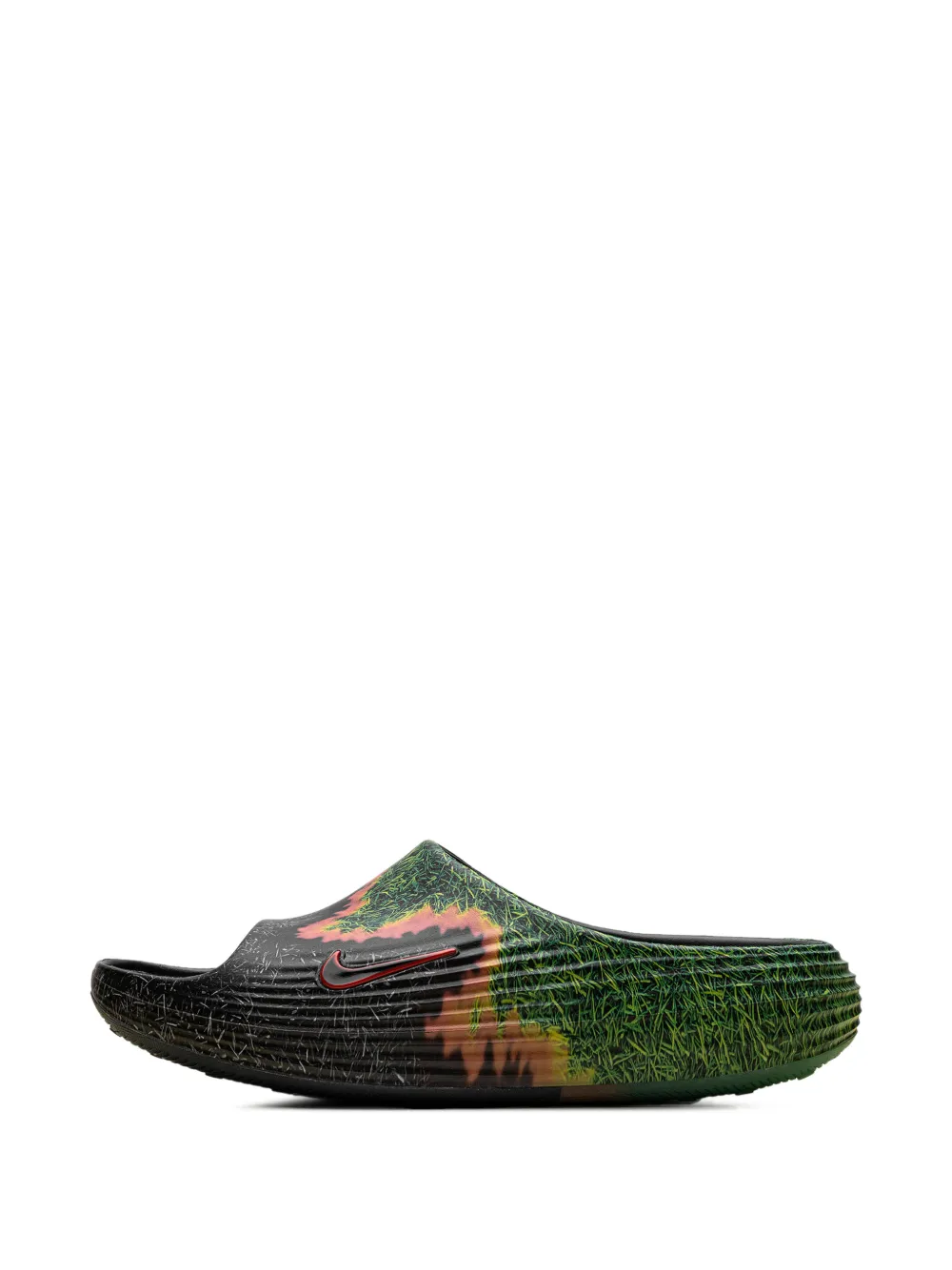 Nike ReactX Rejuven8 grass-print slides Grijs