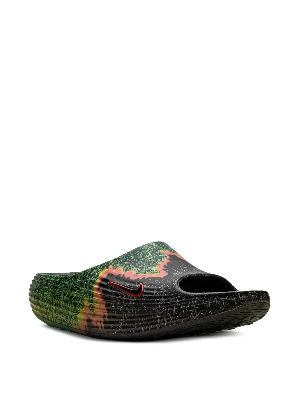 Nike ReactX Rejuven8 grass-print slides Grijs