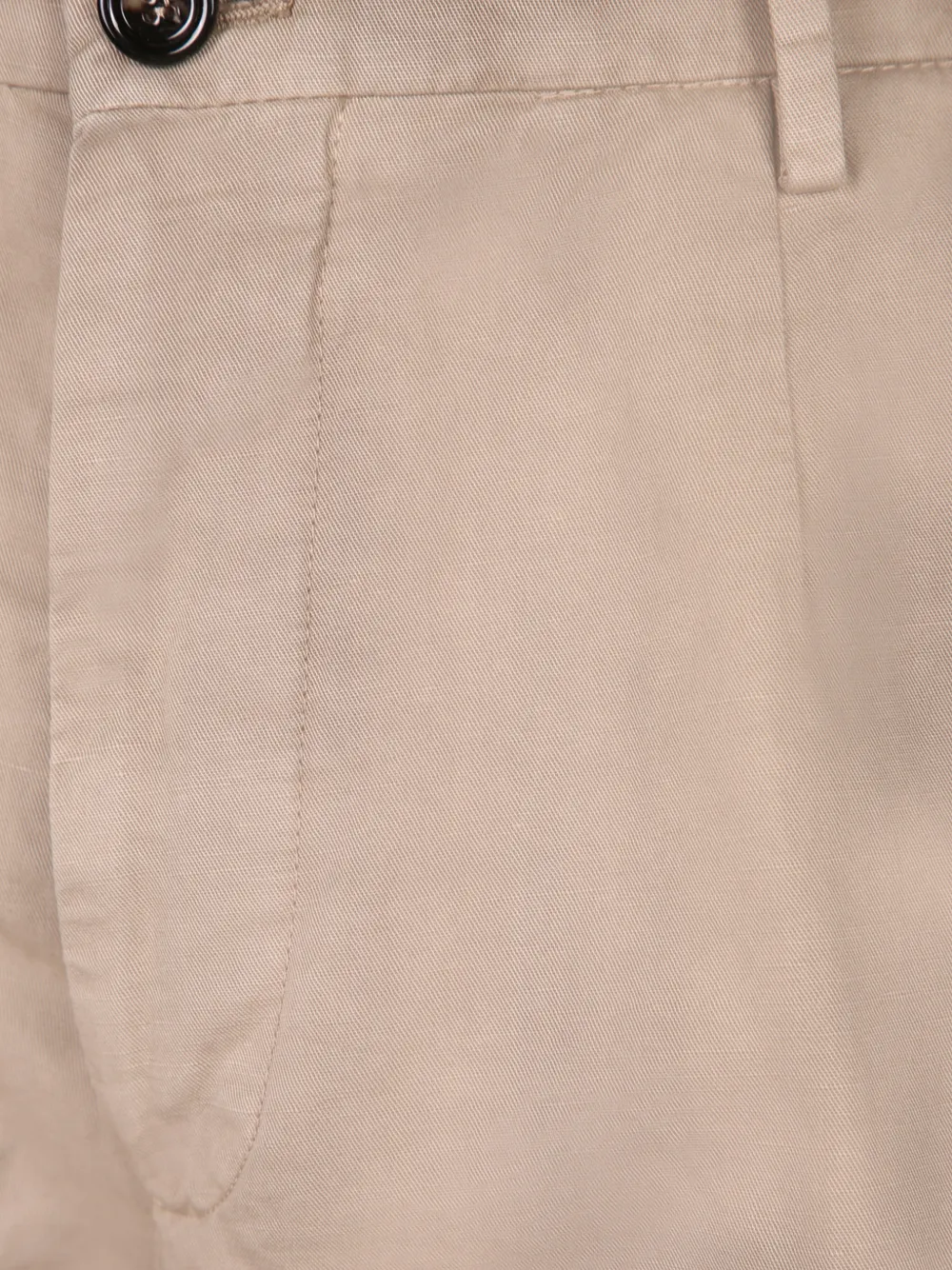 Dell'oglio Louis broek met klepzak en knoop Beige