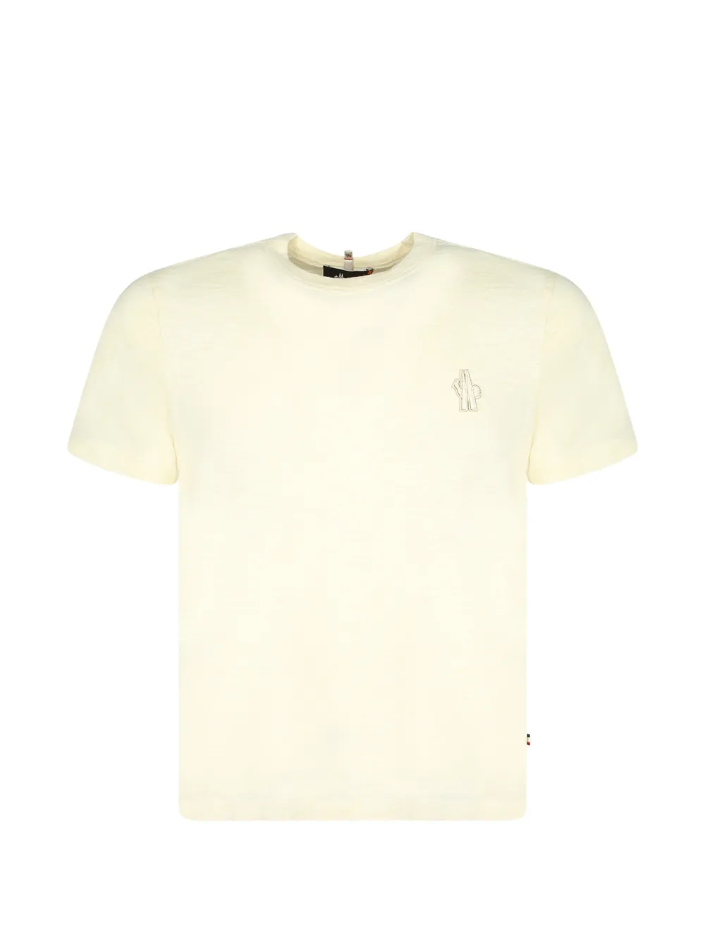 Moncler Grenoble logo-embroidered slub-texture T-shirt