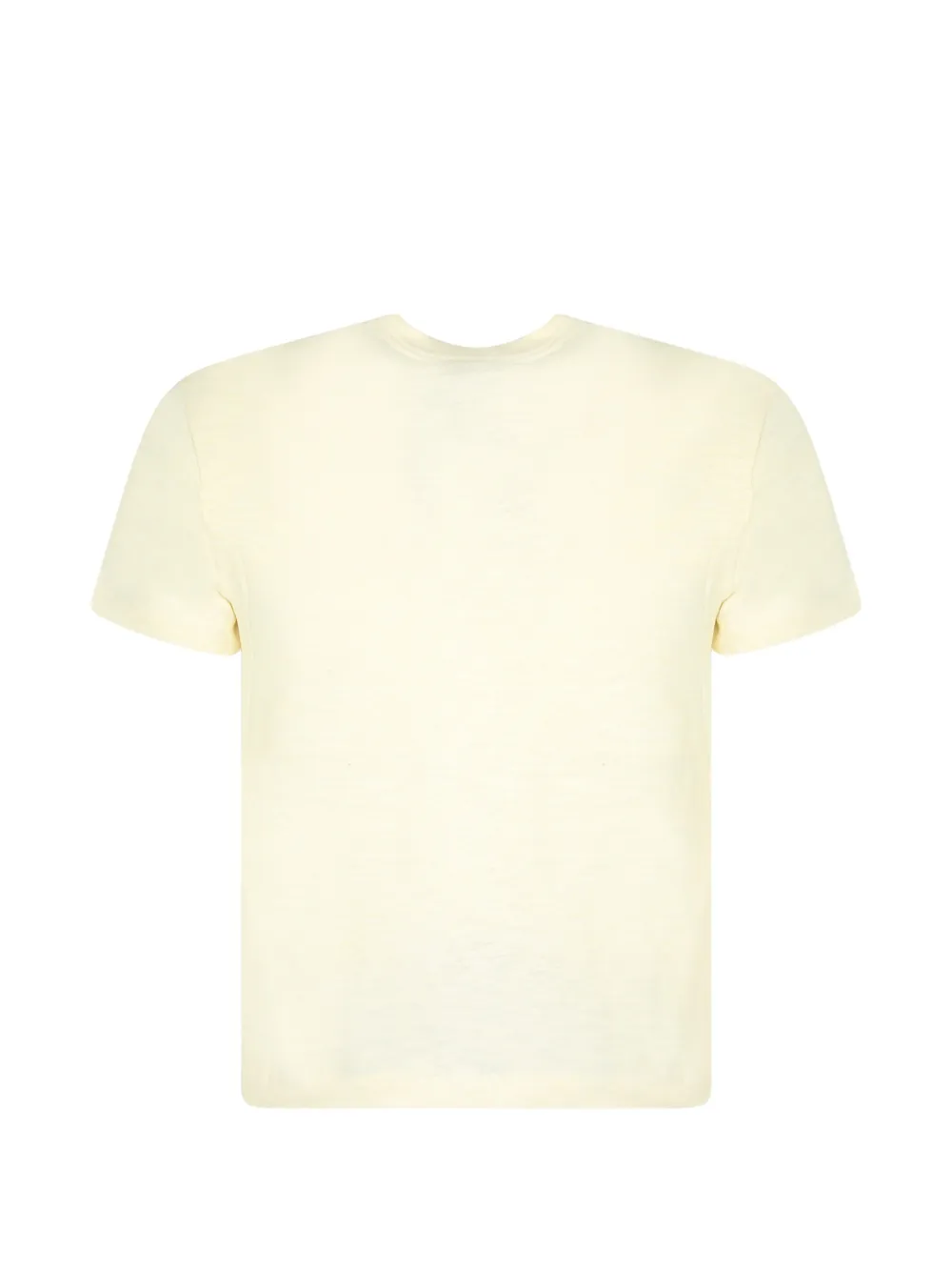 Moncler Grenoble T-shirt met geborduurd logo en slub-textuur Wit