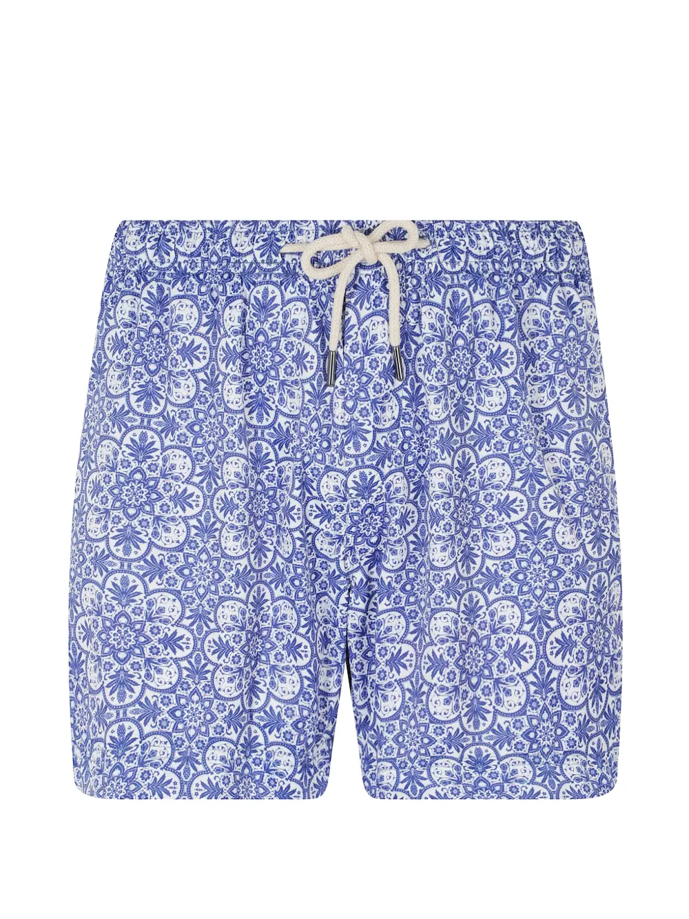 PENINSULA SWIMWEAR Marettimo majolica-tiles-print swim shorts - Blu