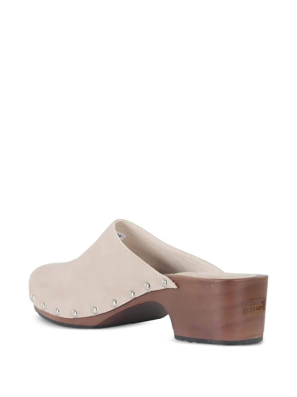Superga Muiltjes met studs Beige