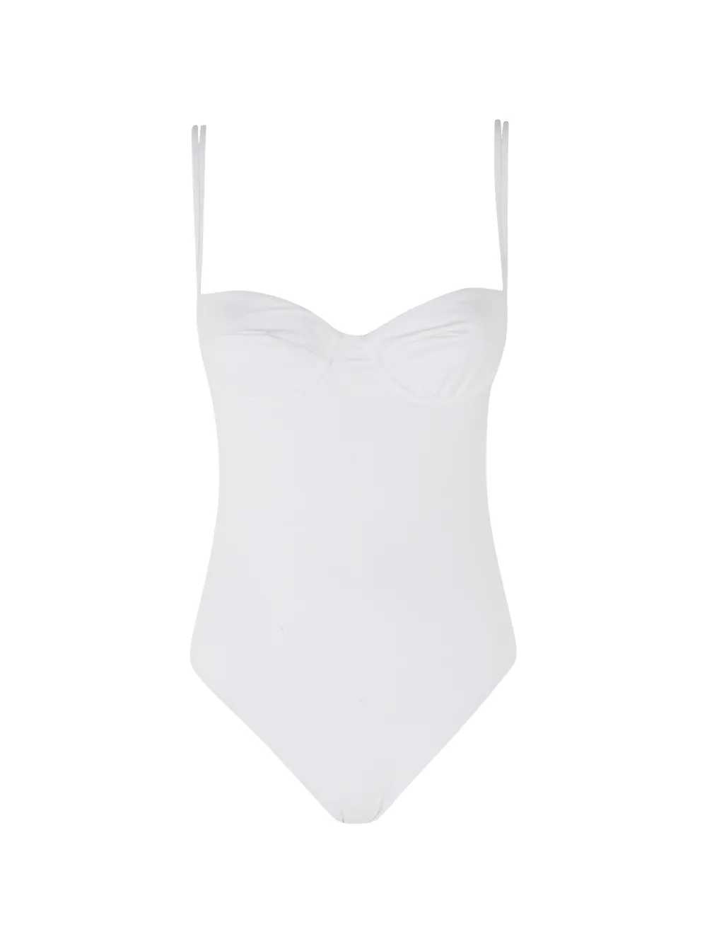 Federica Tosi underwired sweetheart swimsuit - Weiß