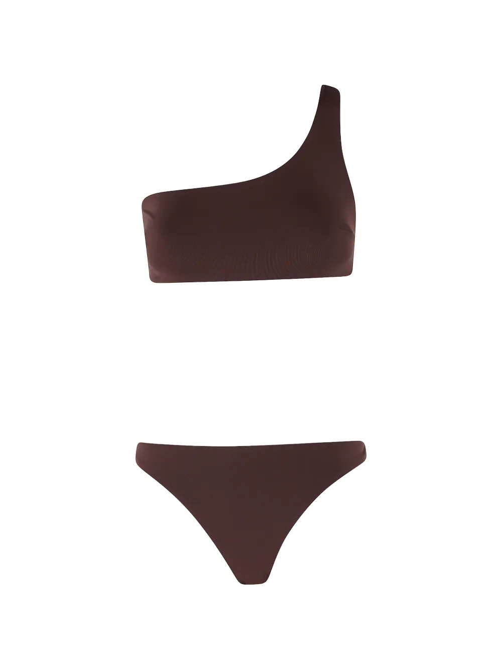 Federica Tosi one-shoulder bikini - Marrone