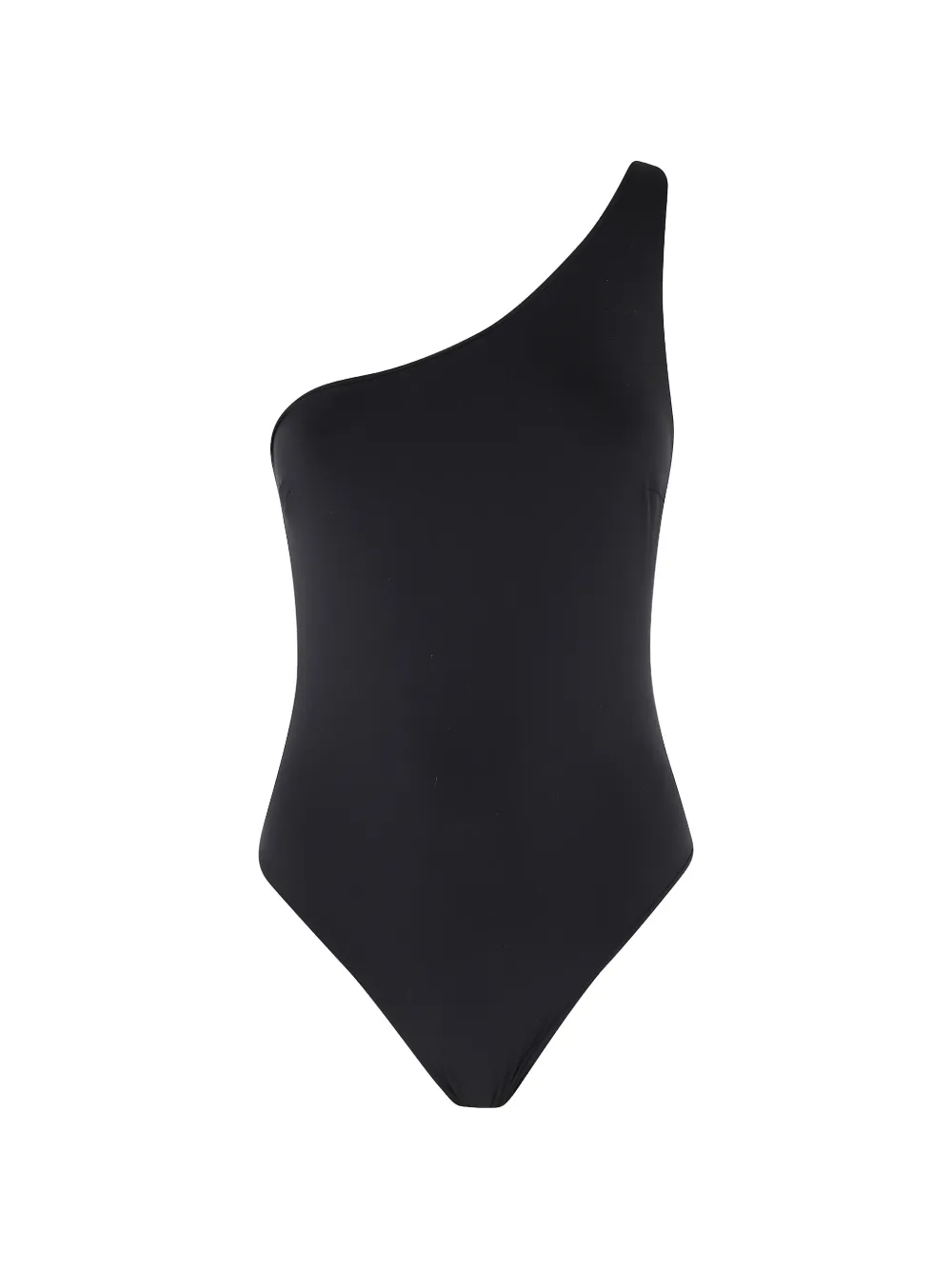 Federica Tosi one-shoulder cutout swimsuit - Schwarz