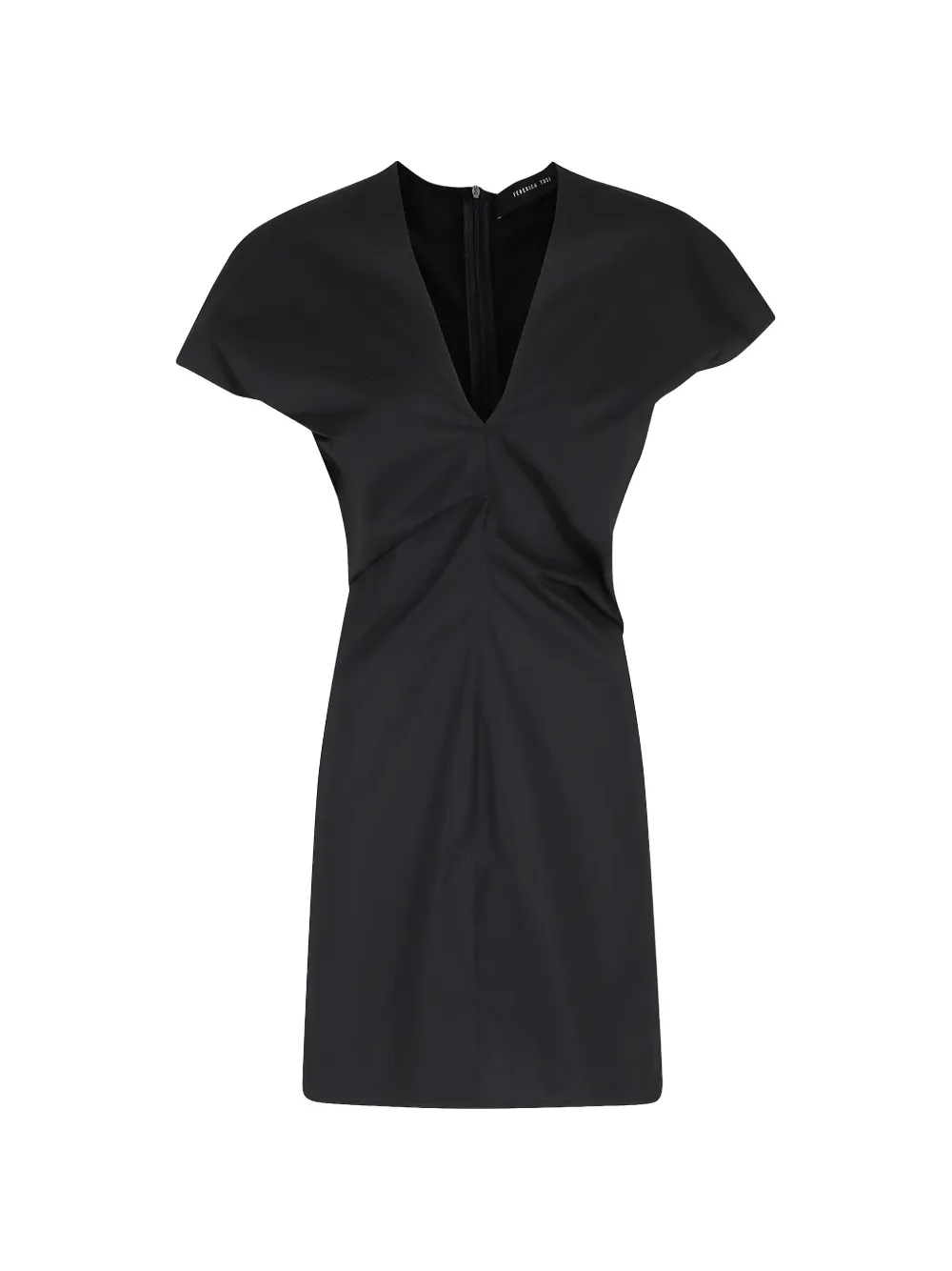 Federica Tosi draped mini dress - Nero