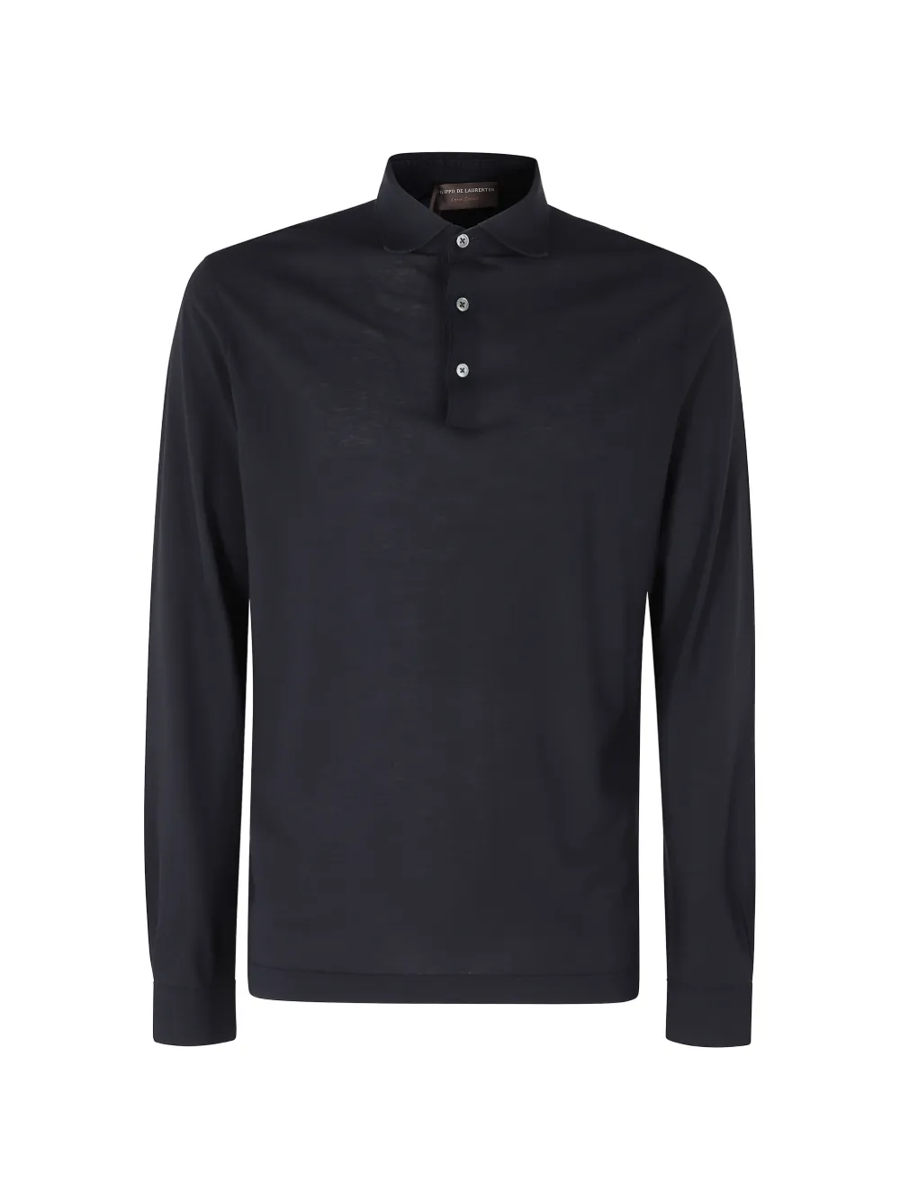 Filippo De Laurentiis long-sleeve polo shirt - Blu