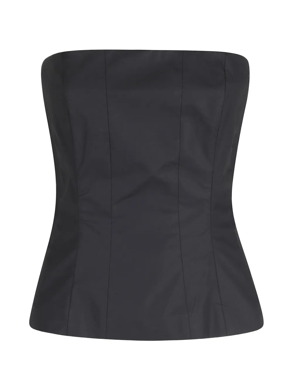 Federica Tosi strapless panelled top - Nero