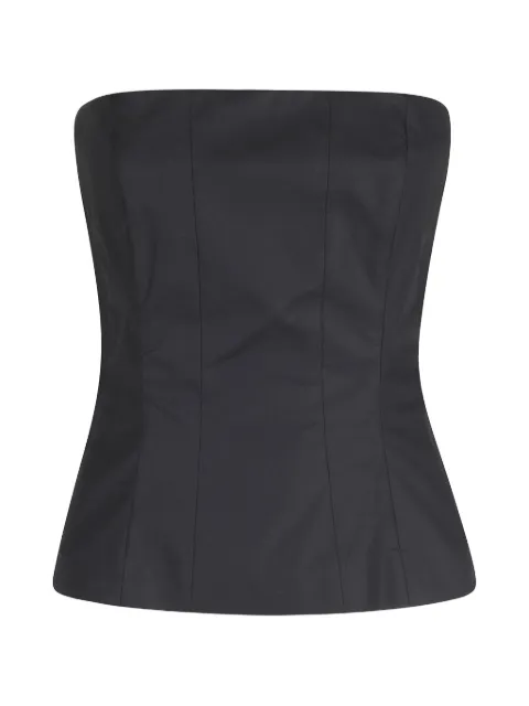 Federica Tosi top strapless con paneles