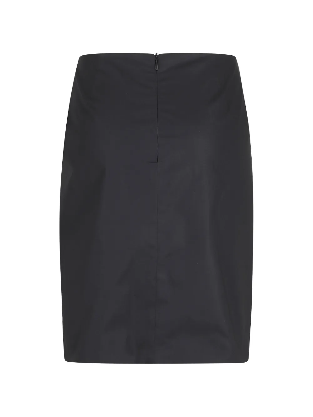 Federica Tosi Midi-rok met geknoopt detail Zwart