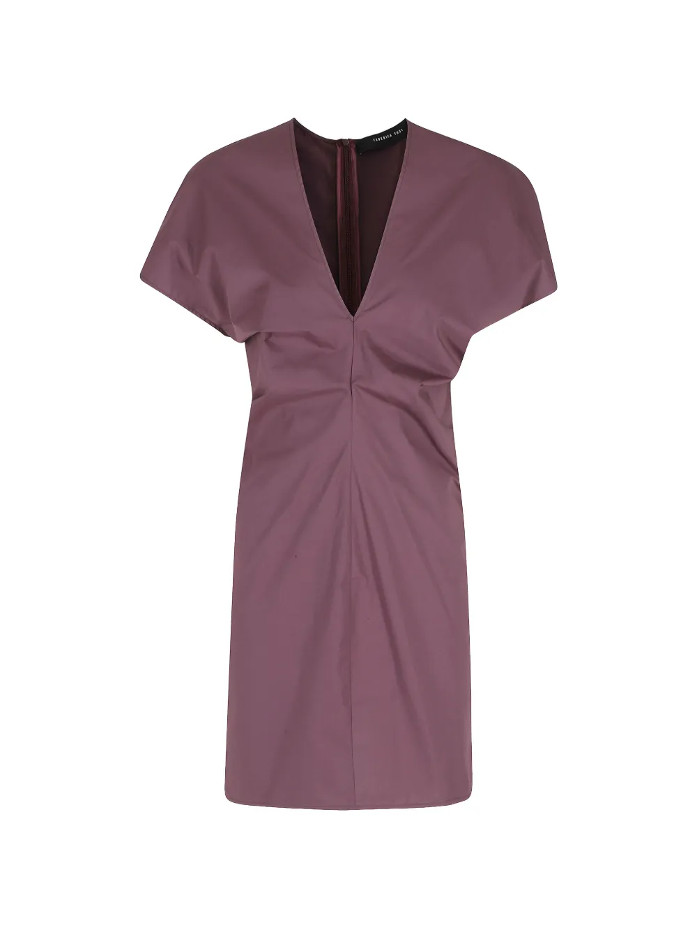 Federica Tosi draped V-neck dress - Viola