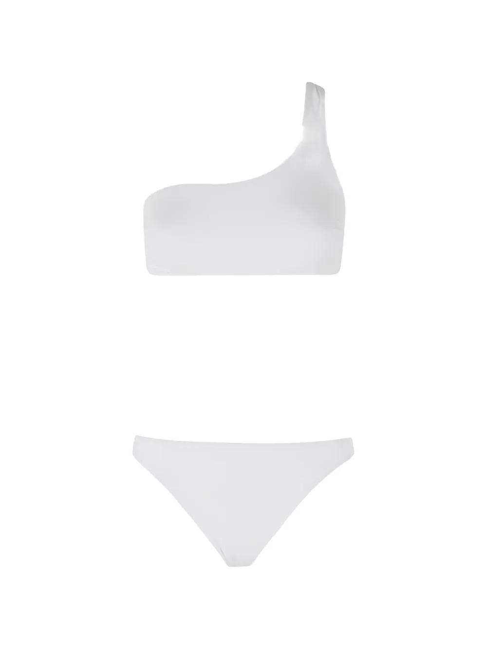 Federica Tosi one-shoulder bikini - Weiß