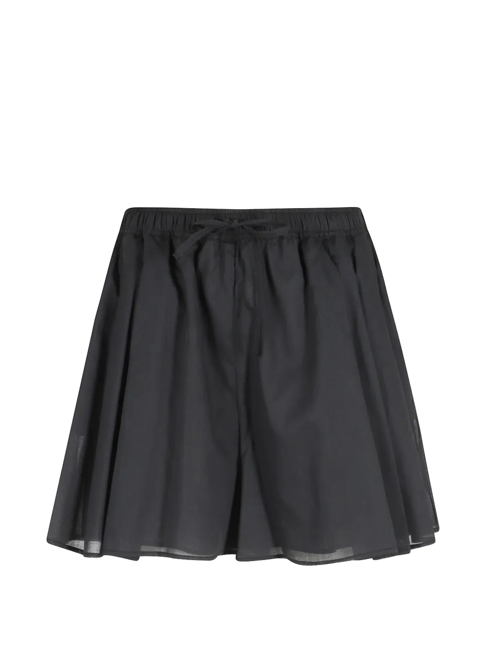 Federica Tosi muslin flared shorts - Nero