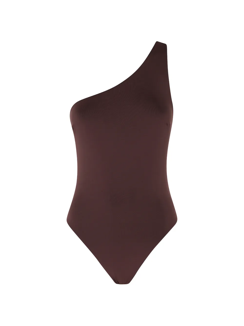 Federica Tosi one-shoulder swimsuit - Marrone