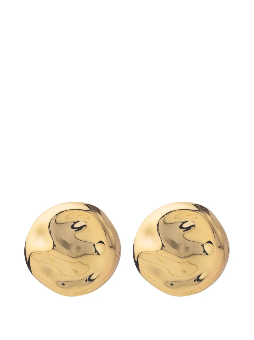 Federica Tosi Mindy hammered-effect earrings - Oro