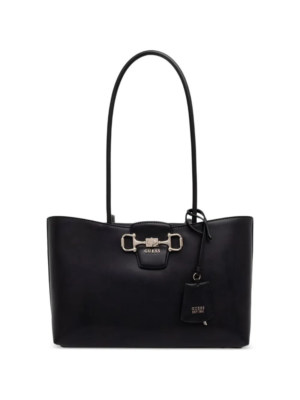 GUESS USA Borsa tote con dettaglio Morsetto - Nero