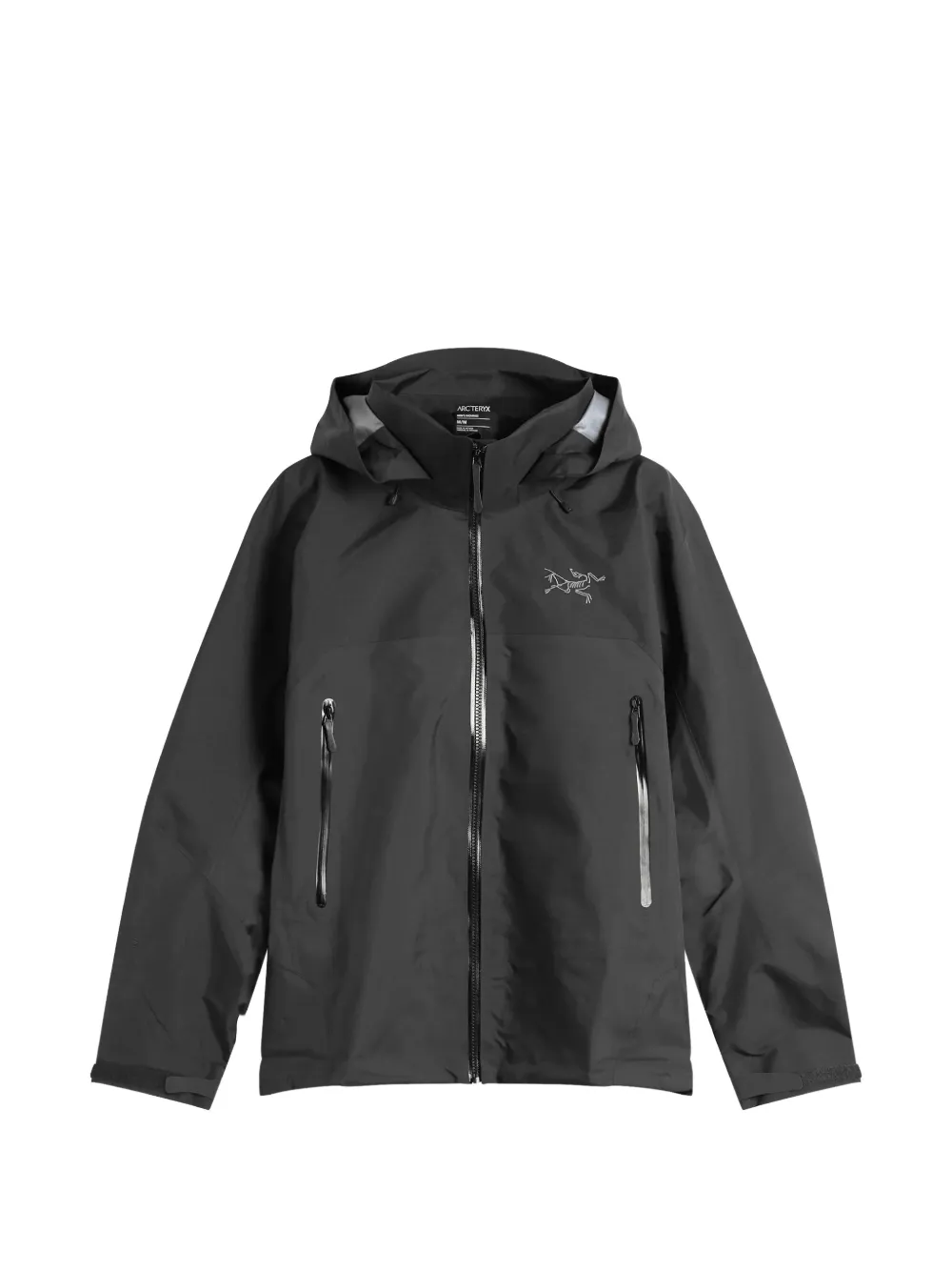 Arc'teryx hooded logo-print jacket - Grau