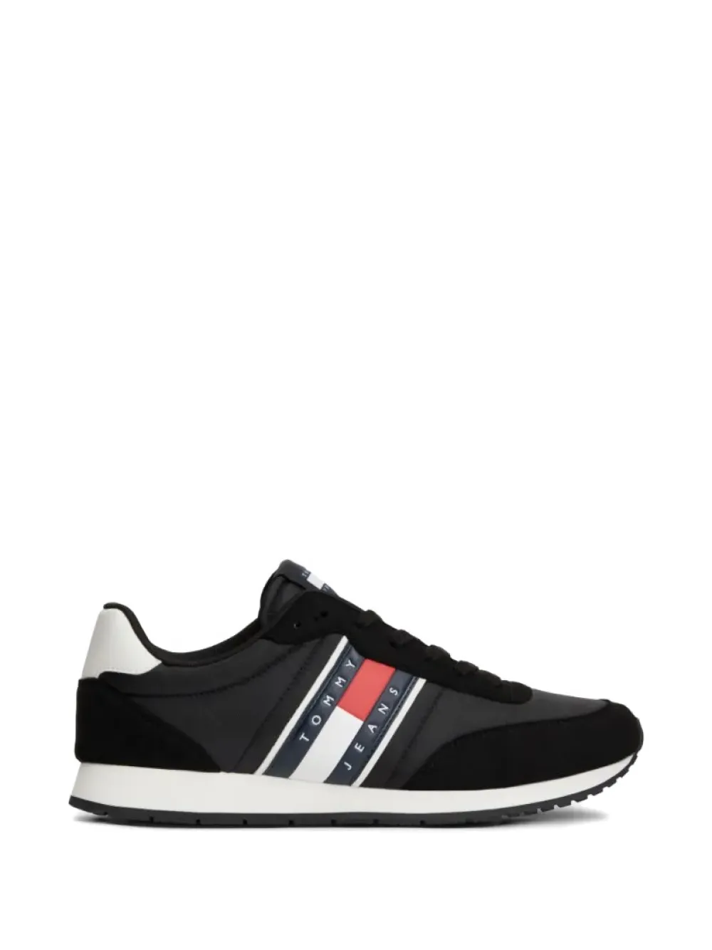 Tommy Hilfiger panelled logo-patch sneakers - Nero