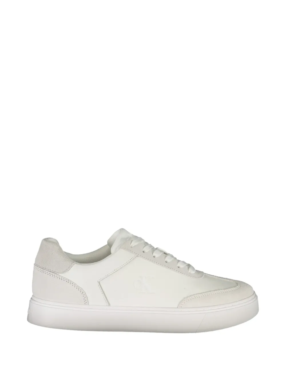 Calvin Klein panelled leather sneakers - Weiß