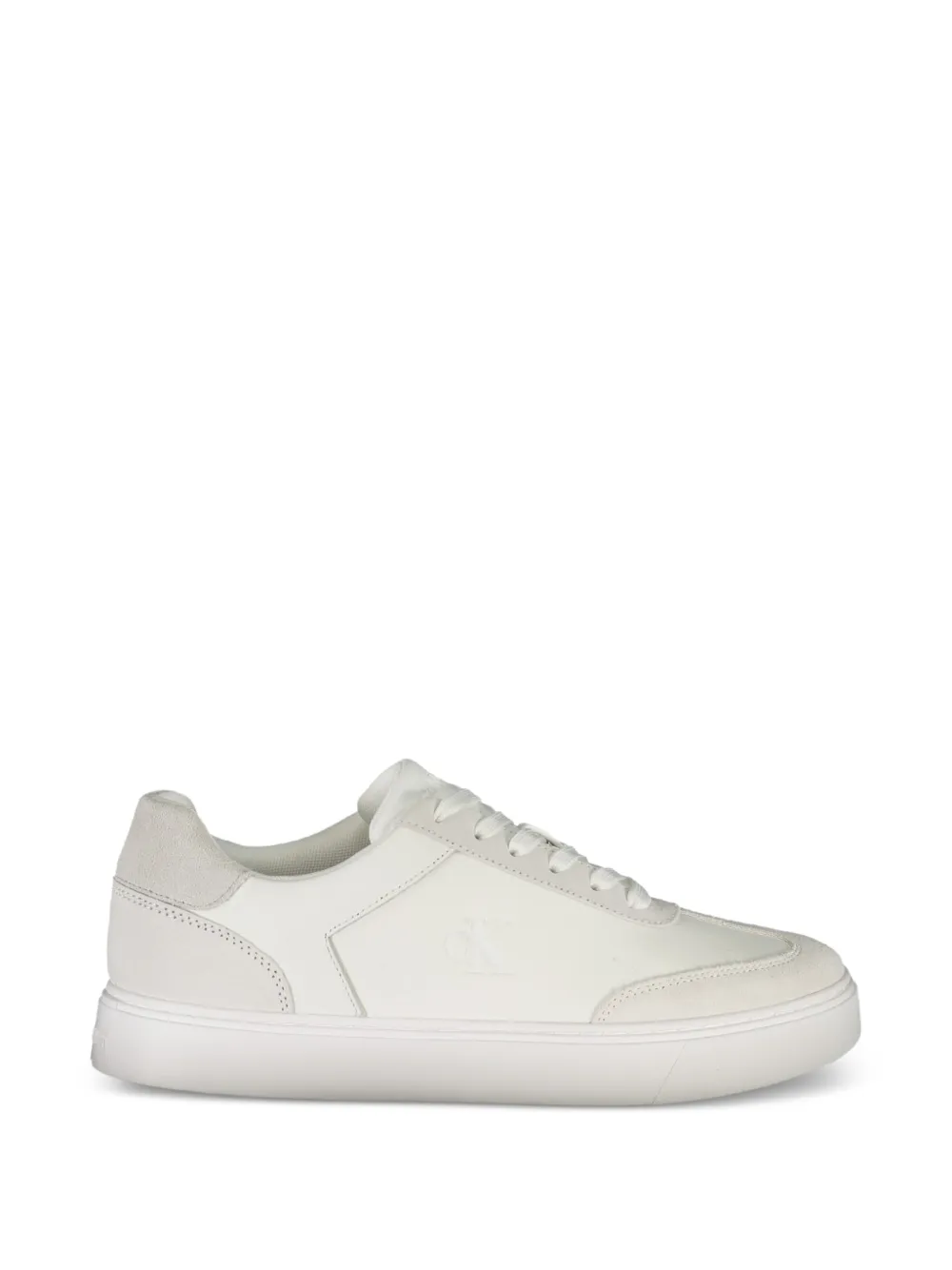 Calvin Klein panelled leather sneakers - Weiß