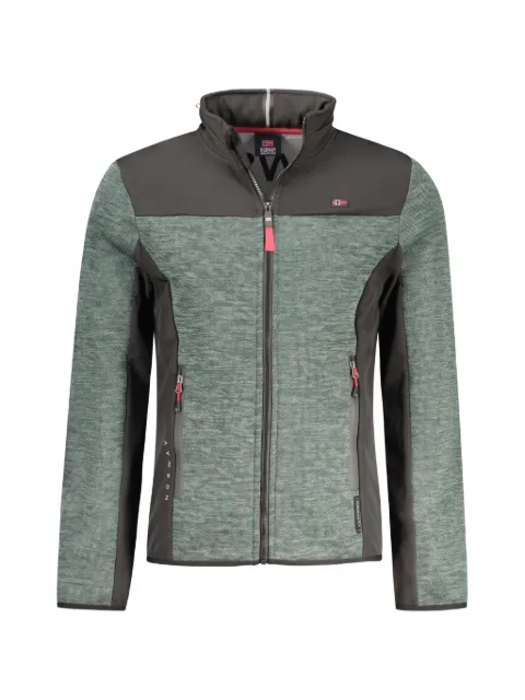 NORWAY 1963 panelled marl-texture jacket