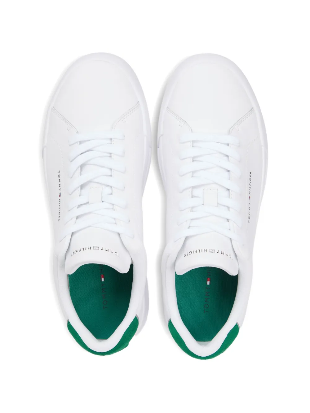 Tommy Hilfiger logo-print sneakers Wit