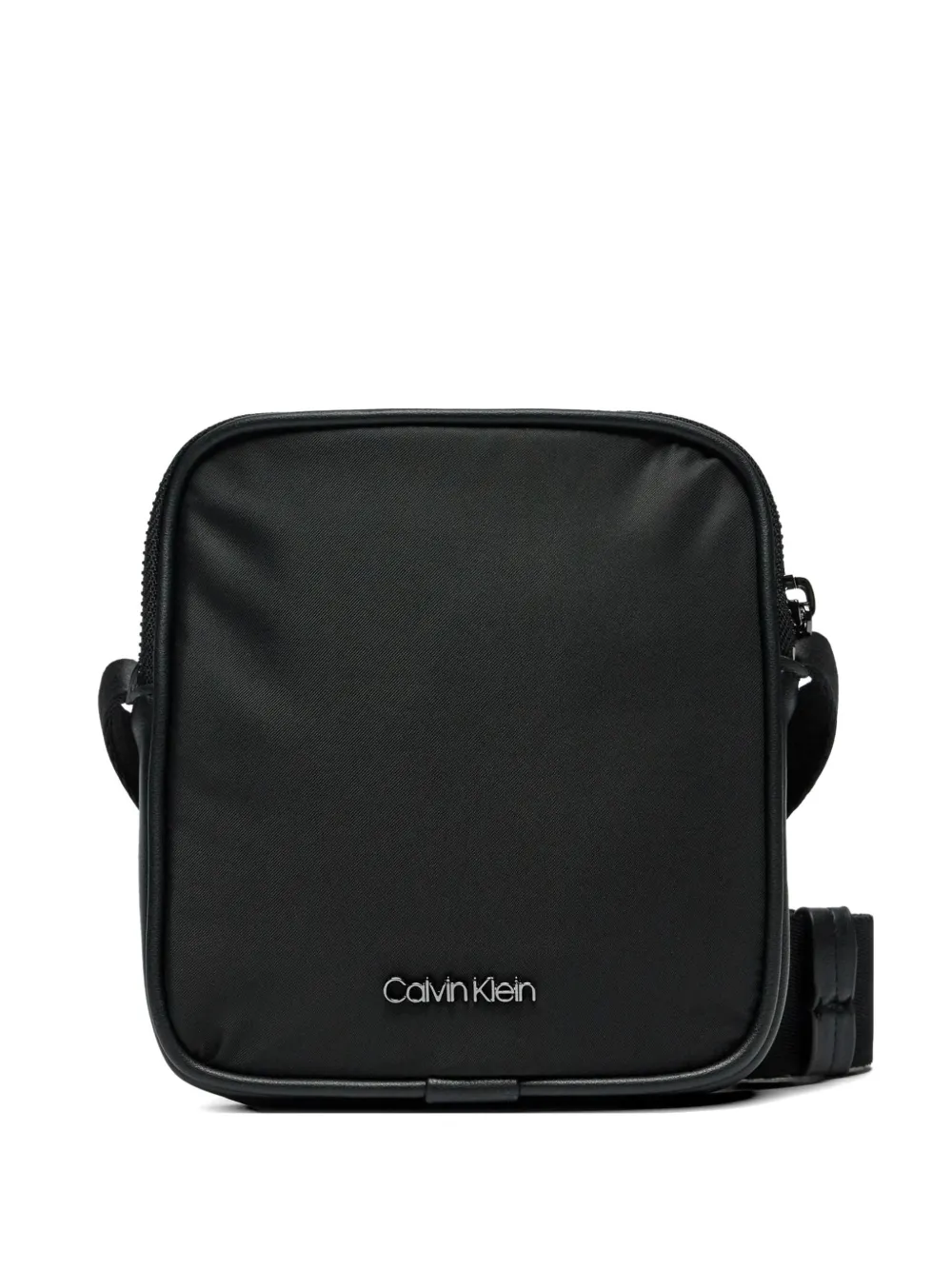 Calvin Klein logo-lettering messenger bag - Nero