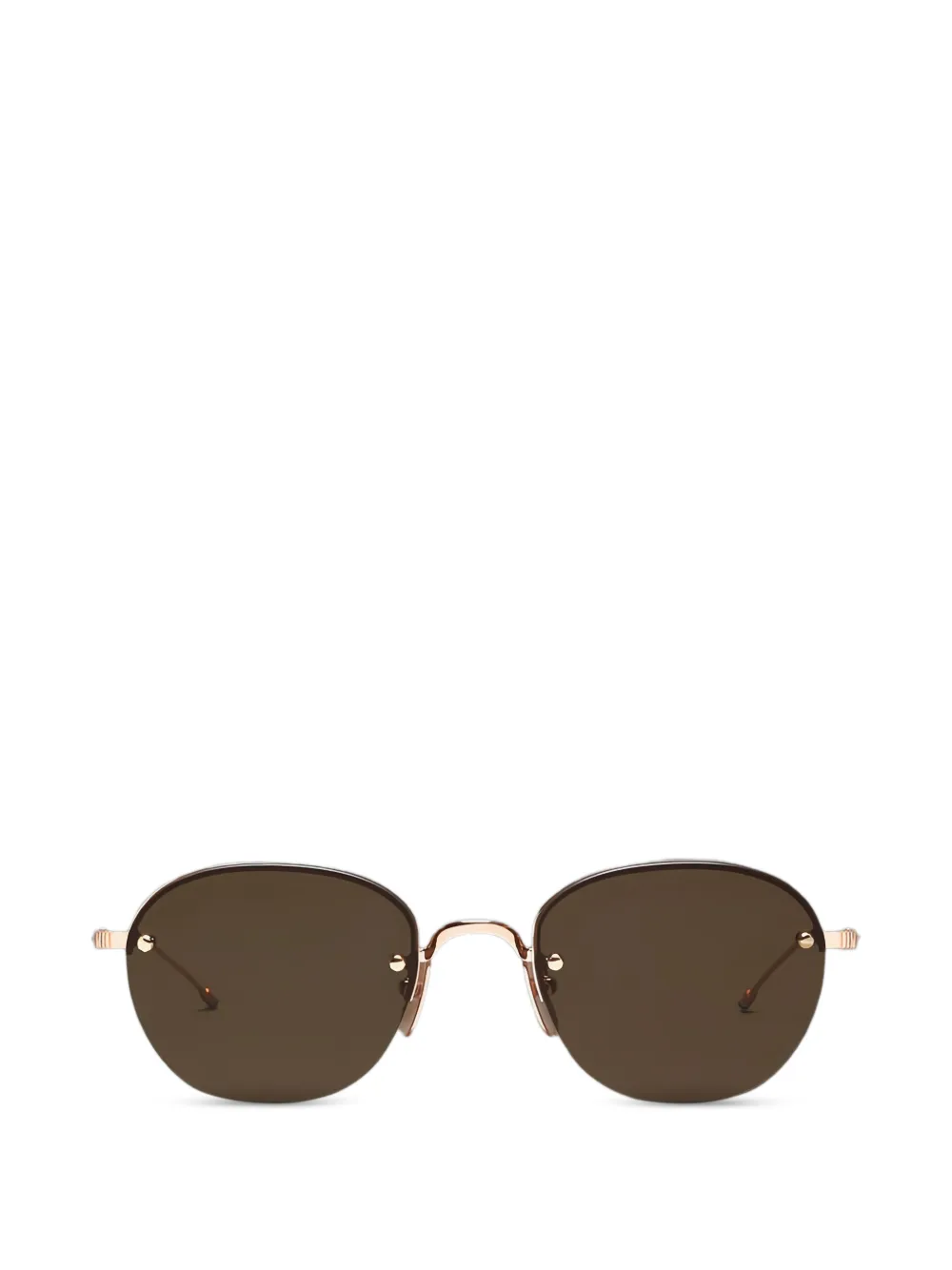 Thom Browne Eyewear semi-rimless sunglasses - Oro