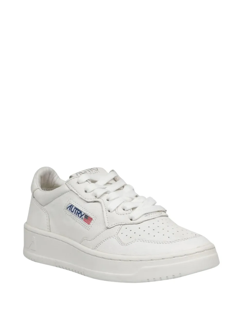 Autry Geperforeerde sneakers Wit