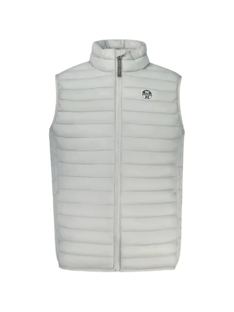 North Sails quilted logo-patch gilet