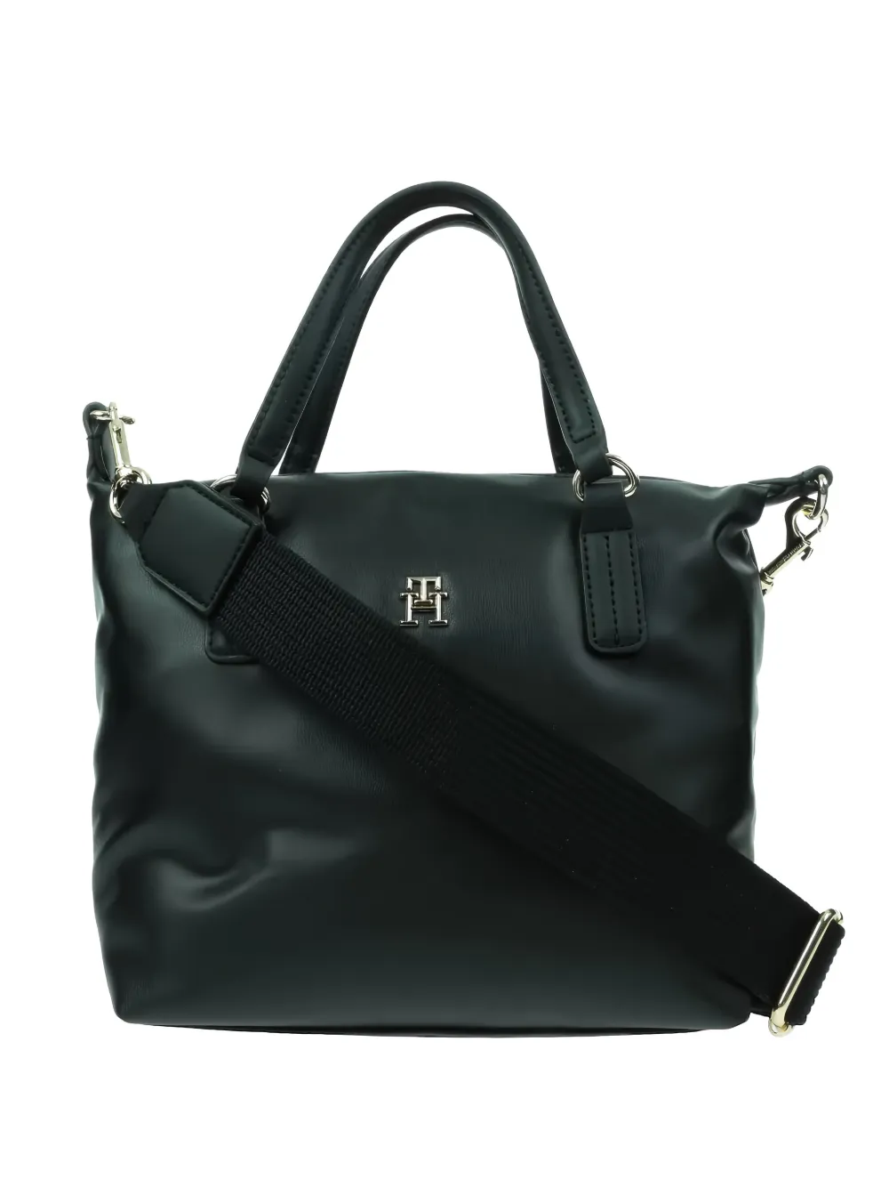 Tommy Hilfiger logo-plaque tote bag - Nero